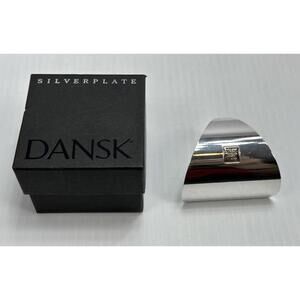 Dansk‎ Original Box Silverplate Moderne Art Silver Plate France Paperweight